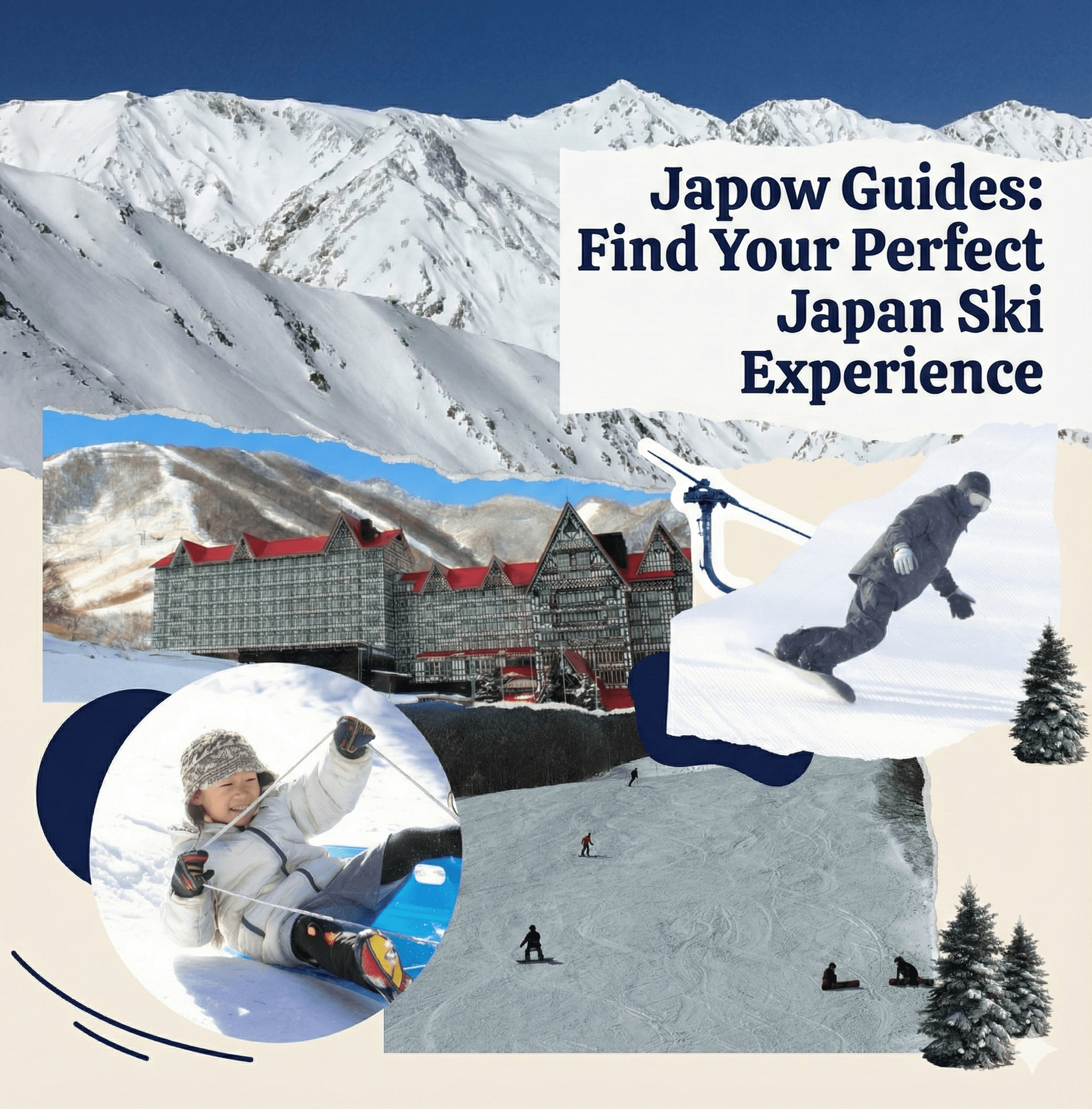 Japan ski resort - Powder snow